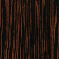Composite Veneer, Quartered Macassar Ebony, Natural - Products