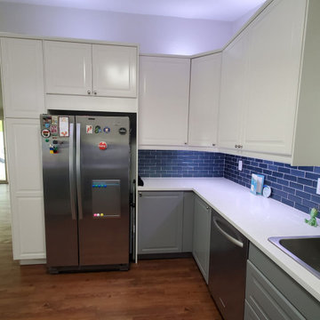 Customer Adds Through Subtraction to Create Spacious IKEA Kitchen
