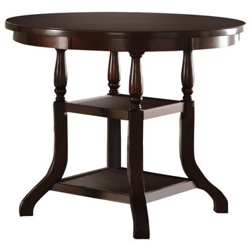 New Classic Bixby Counter Dining Table in Espresso