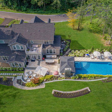Spectacular outdoor landscaping with all the amenities