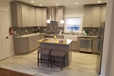 Gray Shaker Cabinets
