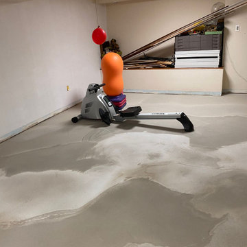 Level Floors using self-leveling concrete