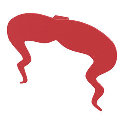 Disegnouno - 3D Printed The Cowboy Mustache Clip - Decorative Objects And Figurines