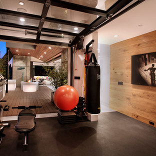 75 Most Popular Contemporary Home Gym Design Ideas for 2019 - Stylish