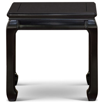 Rosewood Ming Style Lamp Table, Black