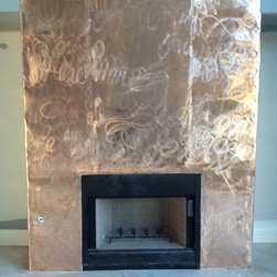 Copper Fireplace Wrap - Artwork