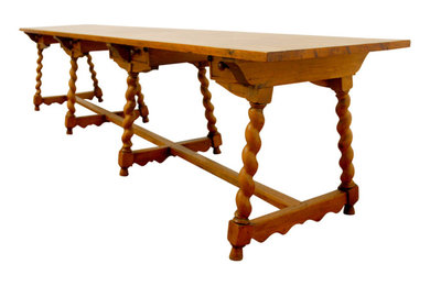 19th Century French Pine Refectory Table