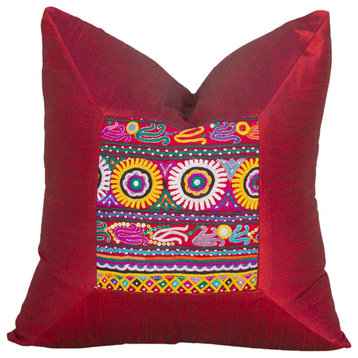 Suri Indian Silk Decorative Pillow