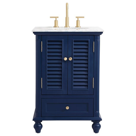 Otis 24" Single Bathroom Vanity, Blue