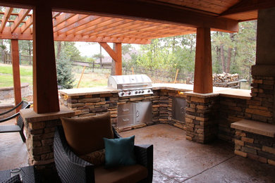 Inspiration for a craftsman landscaping in Denver.