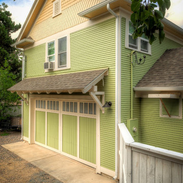 Garage with Artist's Studio and Greenhouse