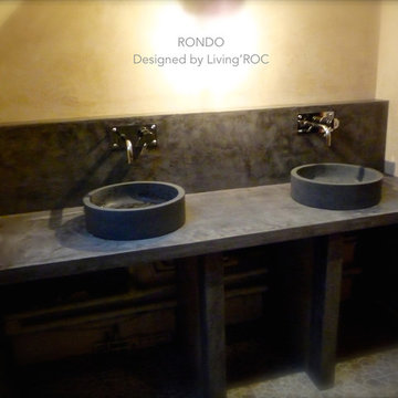 OUR CLIENTS' INSTALLATION WITH OUR TRENDY NATURAL STONE PRODUCTS