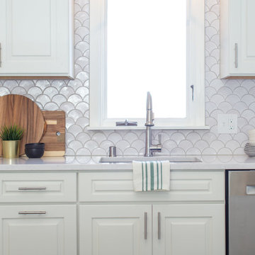 Open and Bright Kitchen Designed for Newlyweds