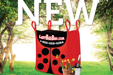 Lady Bug Bag 1-Yard Tote -  You Want Us In Your Garden