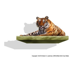 Floating Tiger - Wall Decals
