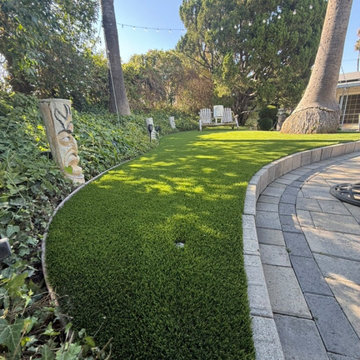 Beautiful Evergreen Artificial Grass Installation