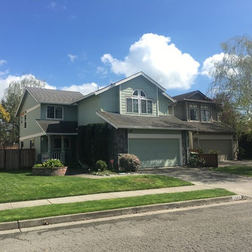 Frontyard transformation and lawn conversion