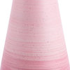 Modern Contemporary Decorative Vase Bottle Jar Decor, Pink, Ceramic, Lounge