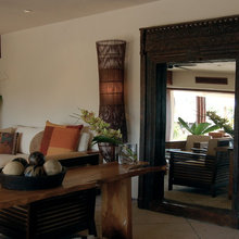 Teak Headboard/Canopy