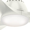 Casablanca 52" Wisp Ceiling Fan With Light Kit & Handheld Remote, Fresh White
