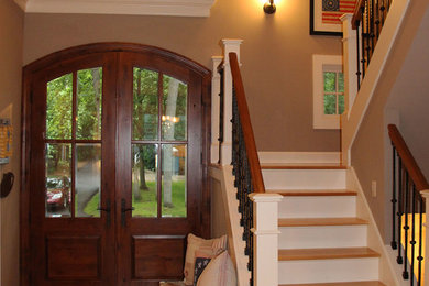 Example of a staircase design in Milwaukee