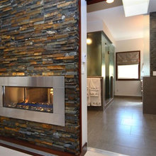Stone Fireplace