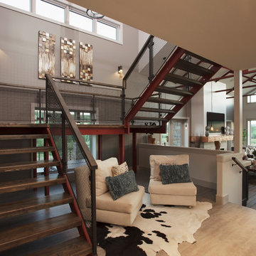 Malbec Homes - Restored Hemlock Used as Flooring