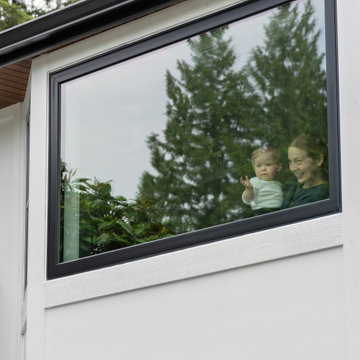 North Vancouver Board and Batten Home | Window and Door Replacement