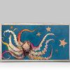 "Octopus and Starfish" Mini Framed Canvas by Eli Halpin