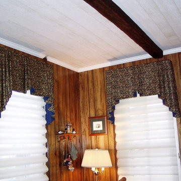 Custom Valances with Contrast Lining