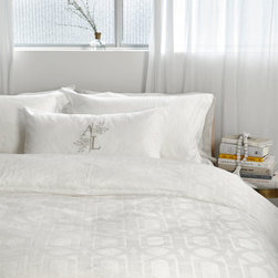Montauk Washed Cotton/Silk Milk - Sheets