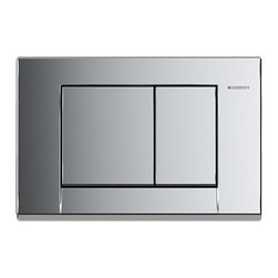 Geberit Polished Chrome Bolero Flush Plate - Bathroom Fixtures