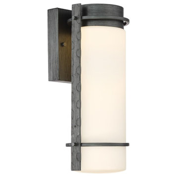 Designers Fountain Aldridge LED Wall Lantern, Weathered Iron