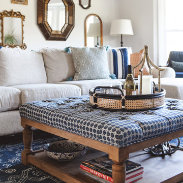 Eclectic Transitional Family Room