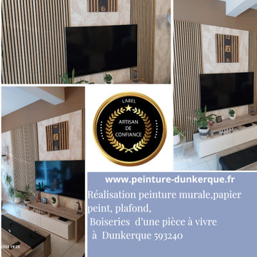 Réalisation salon a capelle la grande