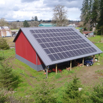 20.67kW Grid-Tied Solar Photovoltaic System - Net Zero Barn