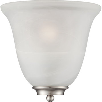 Empire 1-Light Wall Sconce in Brushed Nickel