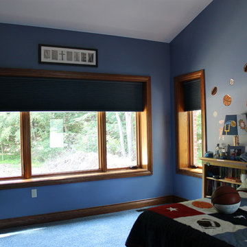 Bedroom and Master Bath Window Treatments
