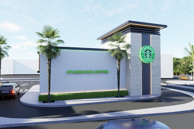 Retail and Restaurant Rendering - Starbucks, QSR and Storefronts