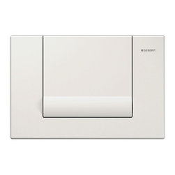 Geberit Alpine White Tango Flush Plate - Bathroom Fixtures