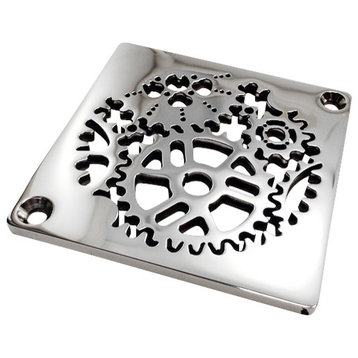 Schluter Shower Drain Cover, Square Replacement, Sprockets by Designer Drains