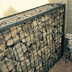 Gabion Pool Renovation - Garden Statues And Yard Art