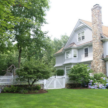 Custom White Cedar Wood Fence and Gates | Connecticut
