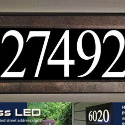 Address LED - illuminated house numbers - House Numbers