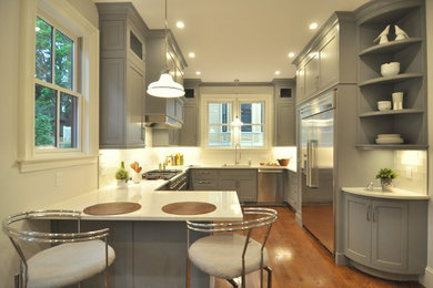 Kitchen - victorian kitchen idea in Boston
