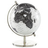 Traditional White Aluminum Metal Globe 28569