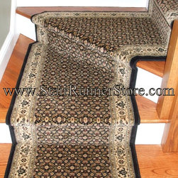Pie Steps Stair Runner Installations - Hall And Stair Runners