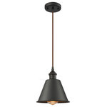 Innovations Lighting - 1-Light Dimmable LED Smithfield 7" Mini Pendant, Oil Rubbed Bronze - A truly dynamic fixture, the Ballston fits seamlessly amidst most decor styles. Its sleek design and vast offering of finishes and shade options makes the Ballston an easy choice for all homes.