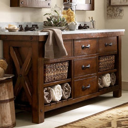Customize Solid Wood Bathroom Vanity- - Products