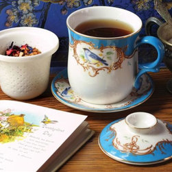 Chickadee Tea Service for One - Tea Sets